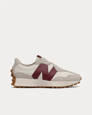 327 Moonbeam / Classic Burgundy Low Top Sneakers