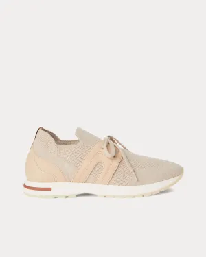 360 Lp Lady Flexy Walk Virgin Wool Beige Melange Low Top Sneakers
