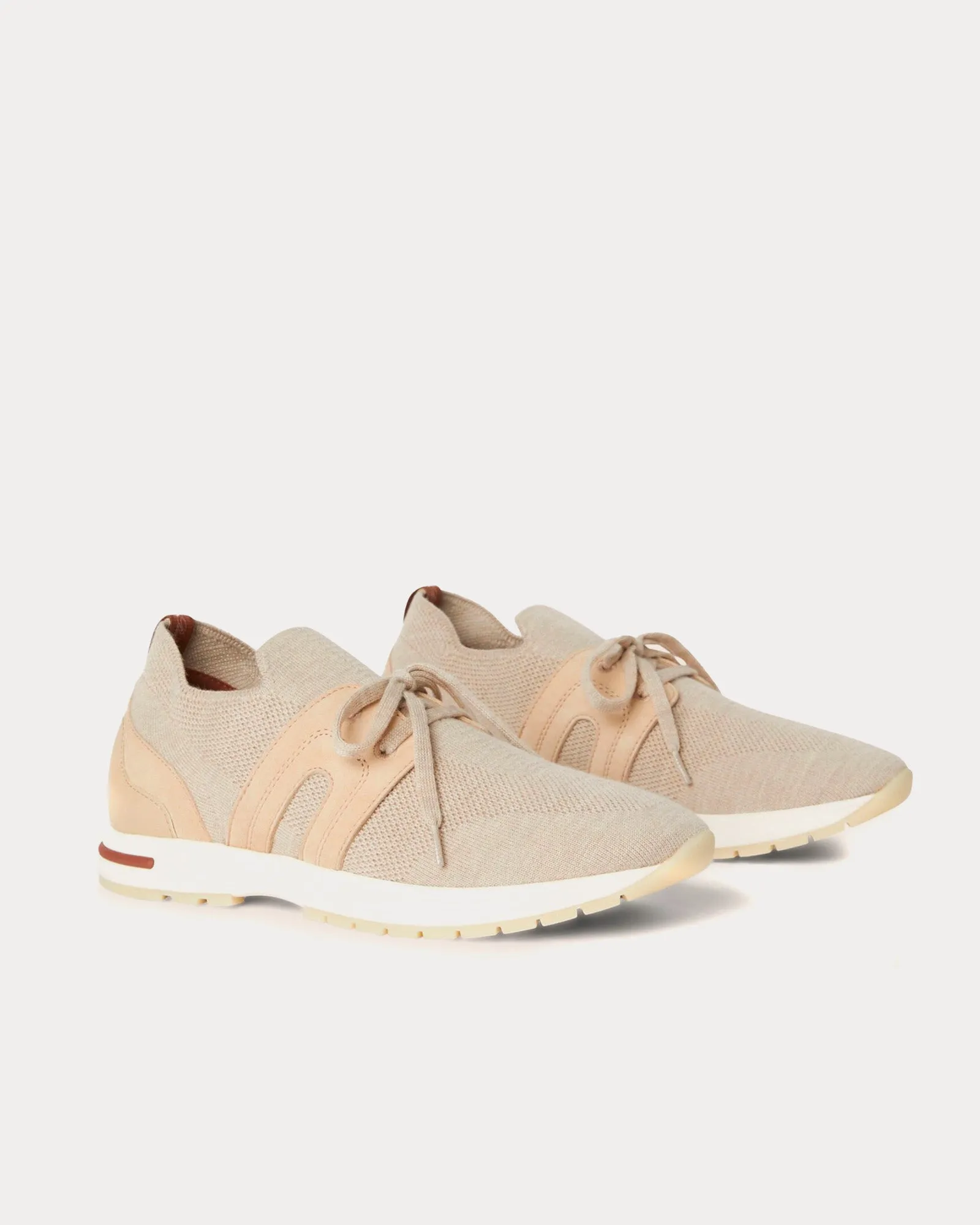 360 Lp Lady Flexy Walk Virgin Wool Beige Melange Low Top Sneakers