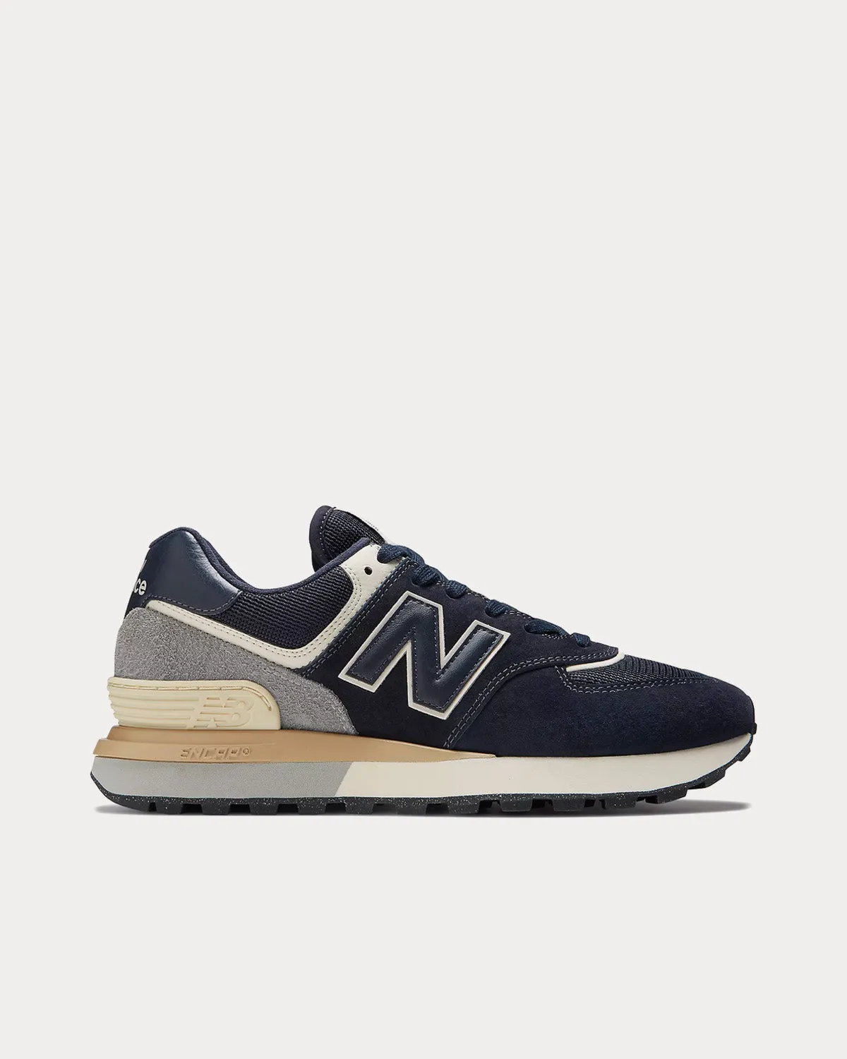574 Navy / White Low Top Sneakers