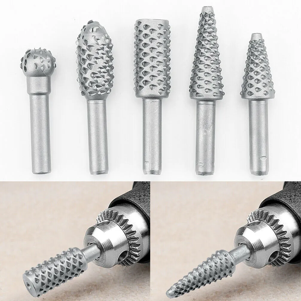 5pcs Woodworking Rotary Burr Set