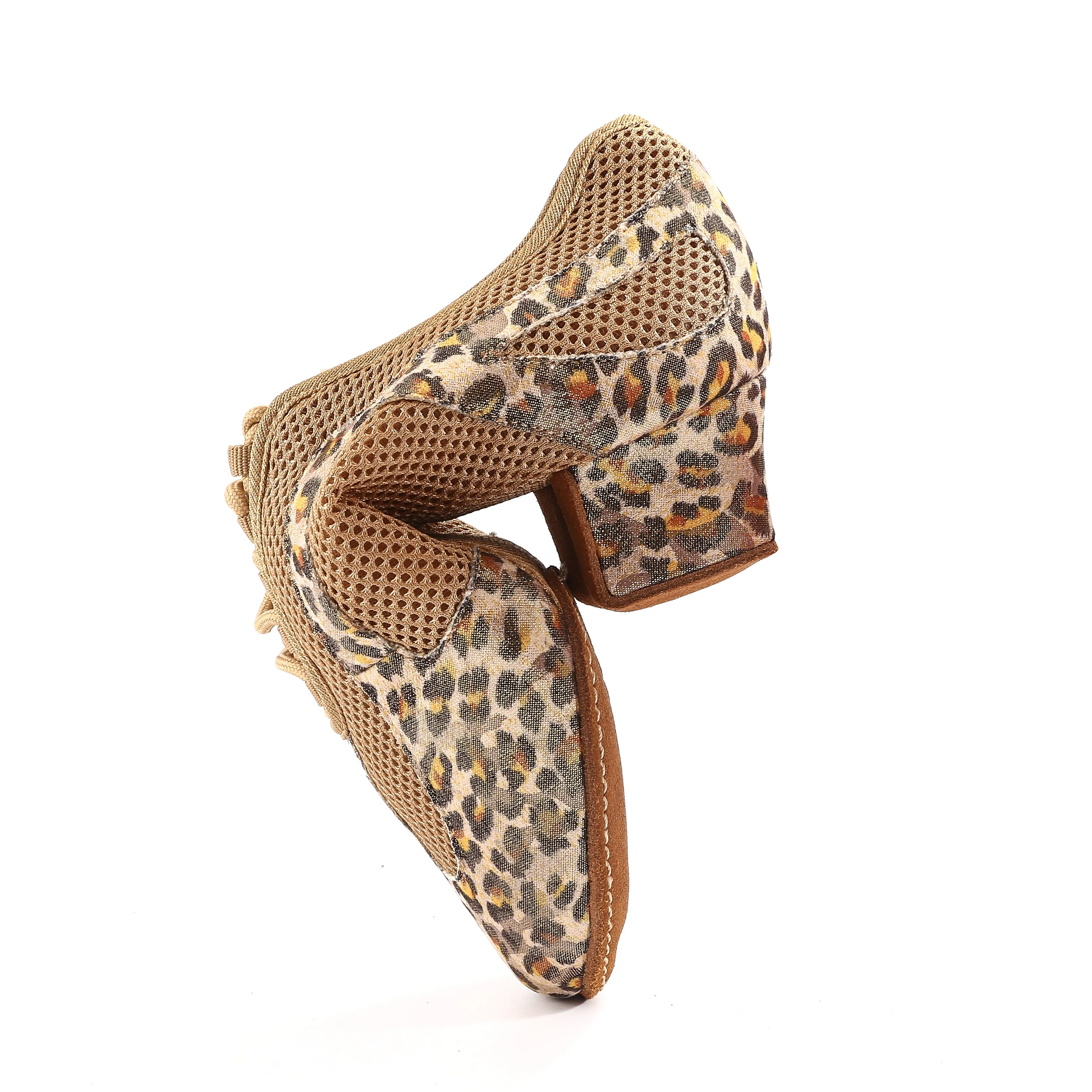 A8001-0960-LP Leopard Print/Mesh Practice/Teaching Shoe - Flex Split Sole