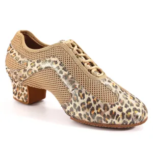 A8001-0960-LP Leopard Print/Mesh Practice/Teaching Shoe - Flex Split Sole