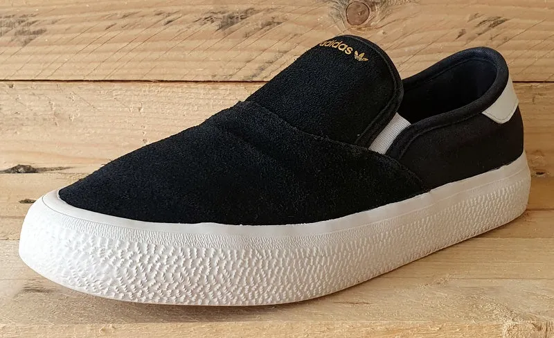 Adidas 3MC Slip Low Suede Trainers UK5/US5.5/EU38 EG2637 Black/White/Gold