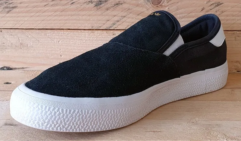 Adidas 3MC Slip Low Suede Trainers UK5/US5.5/EU38 EG2637 Black/White/Gold