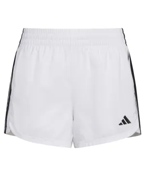 Adidas Big Girls Aeroready 3-Stripes Woven Pacer Color Active Shorts