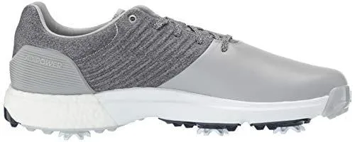 adidas Men's Adipower 4ORGED Golf Shoe Grey Two/Collegiate Navy/raw White 11 M US