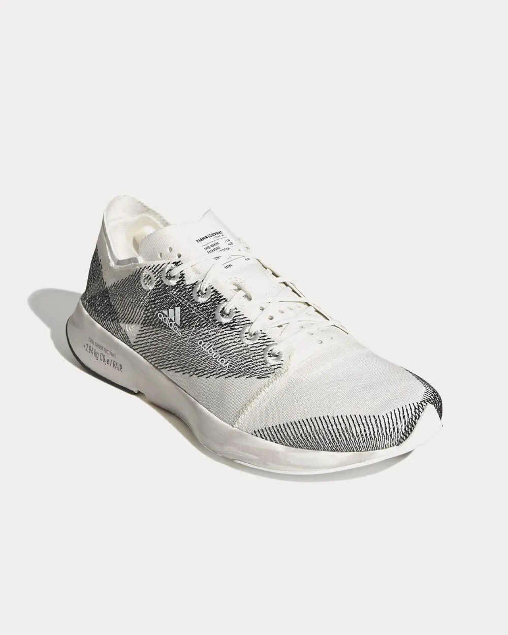 Adizero 2.94 KG CO2E Non Dyed / Cloud White / Carbon Running Shoes