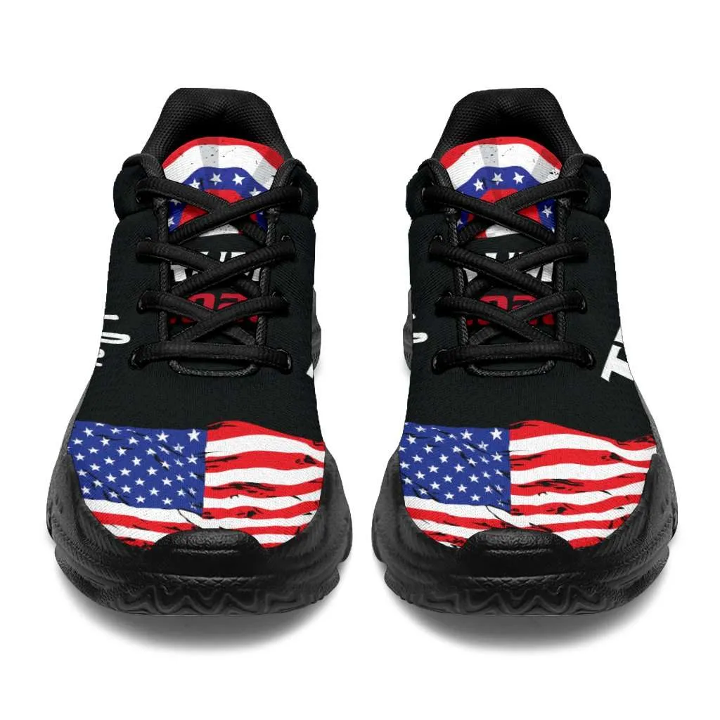 Adorable Deplorable Trump 2020 Chunky Walking Sneakers