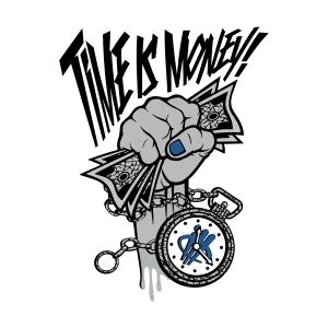 Air Jordan 4 “Military Blue” | illcurrency Grey T-Shirt (Time Is Money)