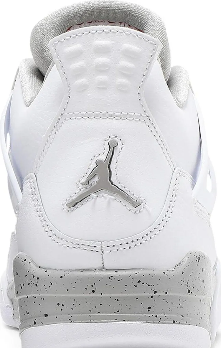 Air Jordan 4 Retro GS White Oreo sneakers, gray