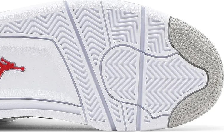 Air Jordan 4 Retro GS White Oreo sneakers, gray