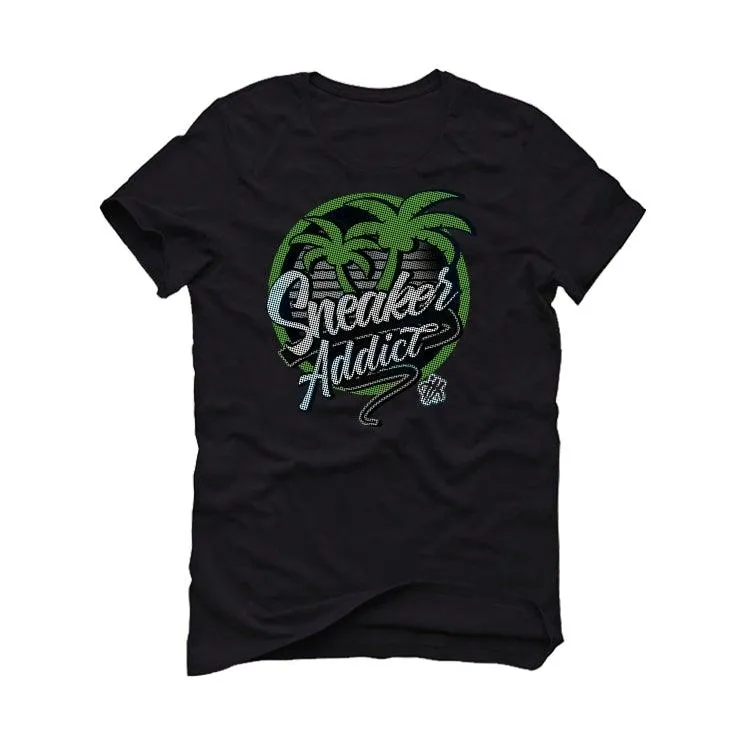 Air Jordan 6 “Electric Green” Black T-Shirt (SNEAKER ADDICT)