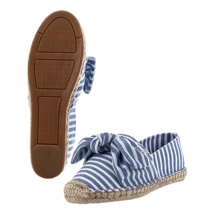Amanda Knot Espandrillo Blue/White