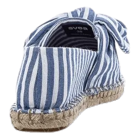 Amanda Knot Espandrillo Blue/White