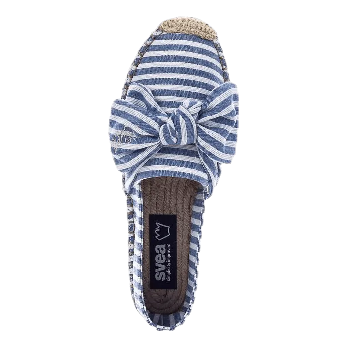 Amanda Knot Espandrillo Blue/White