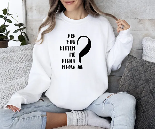 Are You Kitten Me Right Meow? Women's 3 Piece Pajama Set - In 3 Color Choices