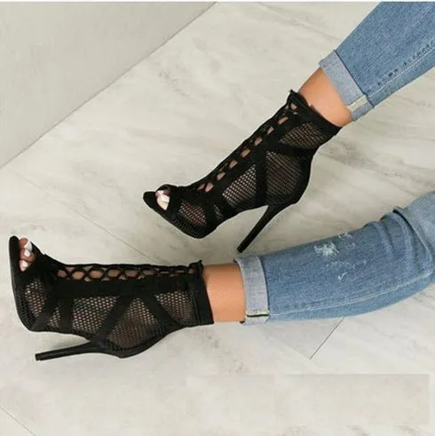 Aria™ | Net Mesh Short Boots
