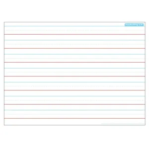 Ashley Smart Poly Single Sided Postermat Pals Handwriting 3/4", 13" X 9.5" (ASH95302)