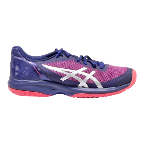 ASICS Sneaker Trainers Blue Synthetic Womens UK 5