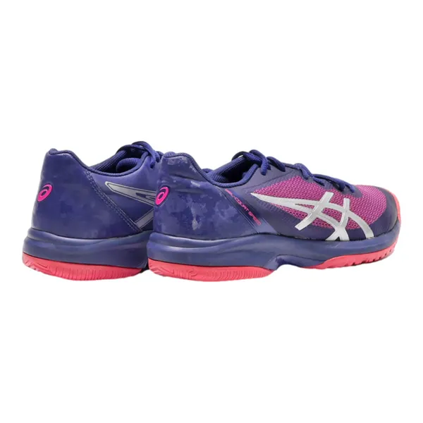 ASICS Sneaker Trainers Blue Synthetic Womens UK 5