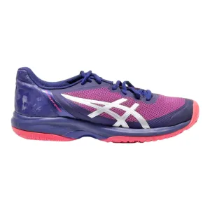 ASICS Sneaker Trainers Blue Synthetic Womens UK 5