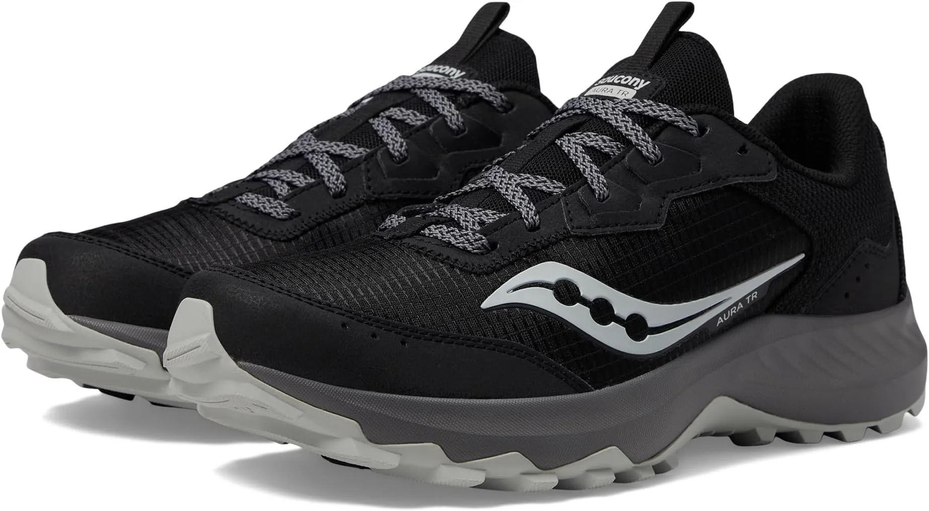Aura TR Saucony Sneakers, Black/Gravel 1