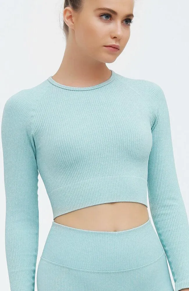 Basic Comfort Ribbed Seamless Top  - The Elite
