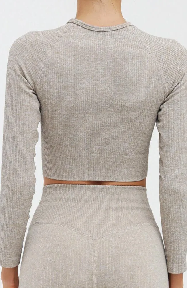 Basic Comfort Ribbed Seamless Top  - The Elite