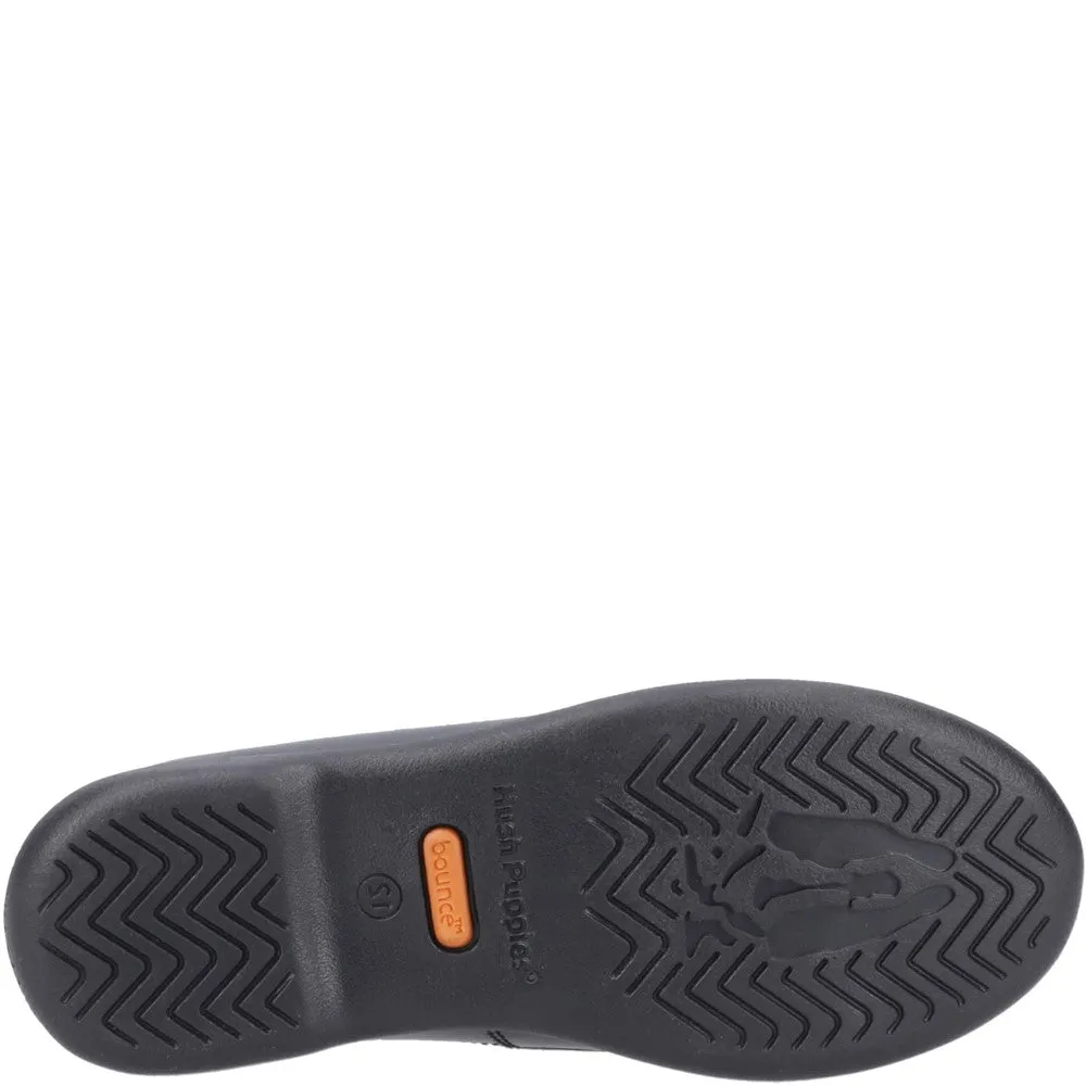 Black Bethany Patent Senior School Shoes