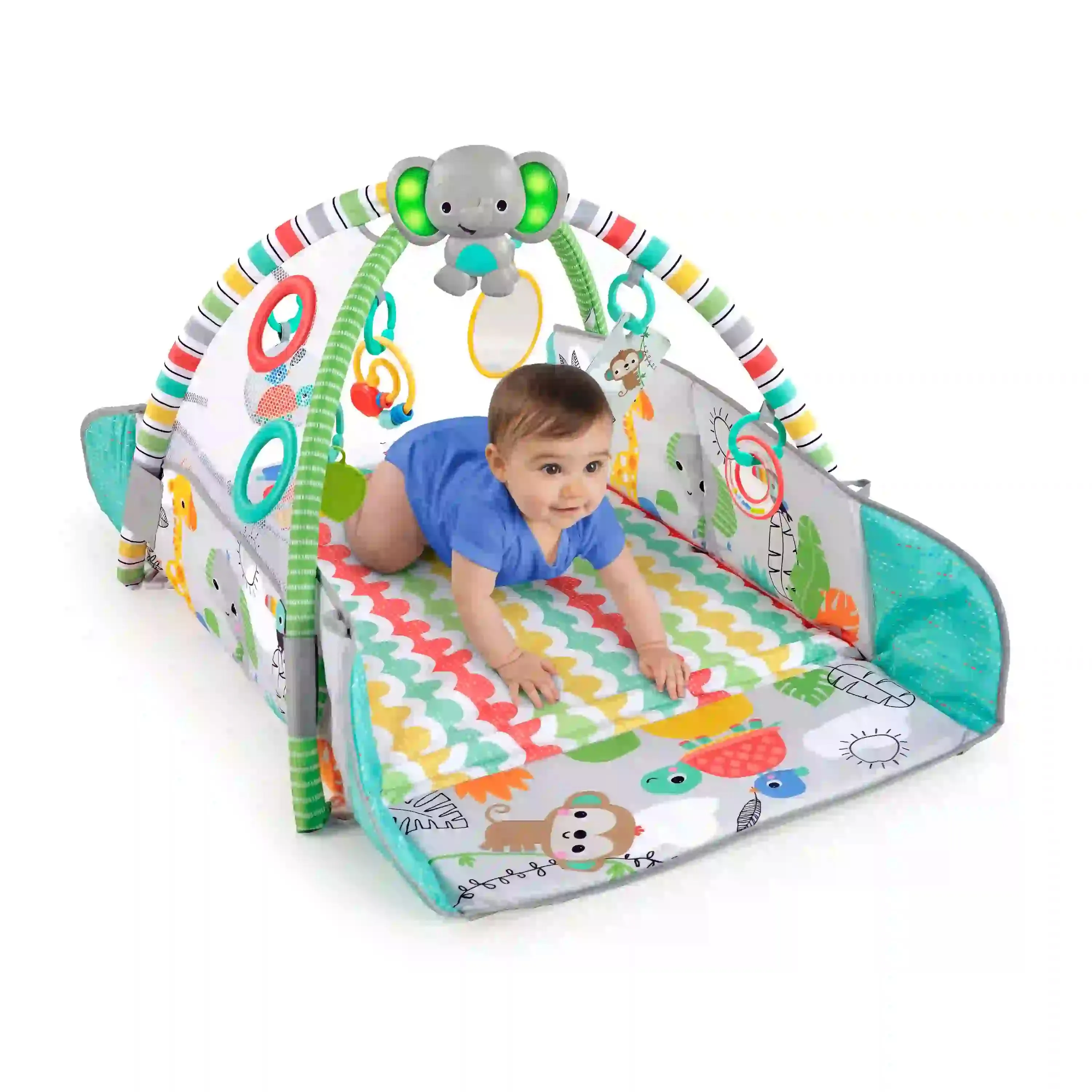 Bright Starts 5-In-1 Your Way Ball Play Activity Gym & Ball Pit - Tropical