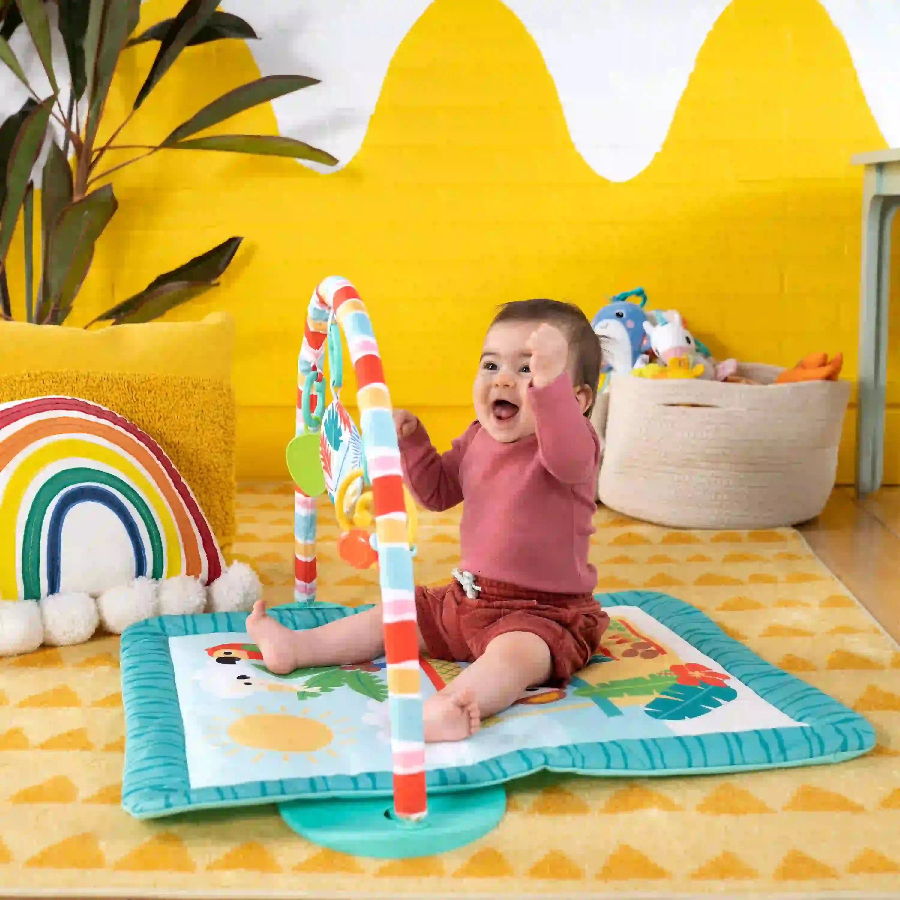 Bright Starts Tiki Toy Bar Activity Gym