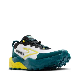 Brooks Men's Caldera 8 Sneakers in Bit of Blue/Quince/Celestial