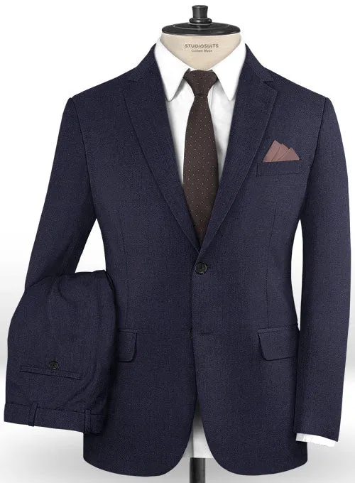 Caccioppoli Dapper Dandy Capala Blue Wool Suit