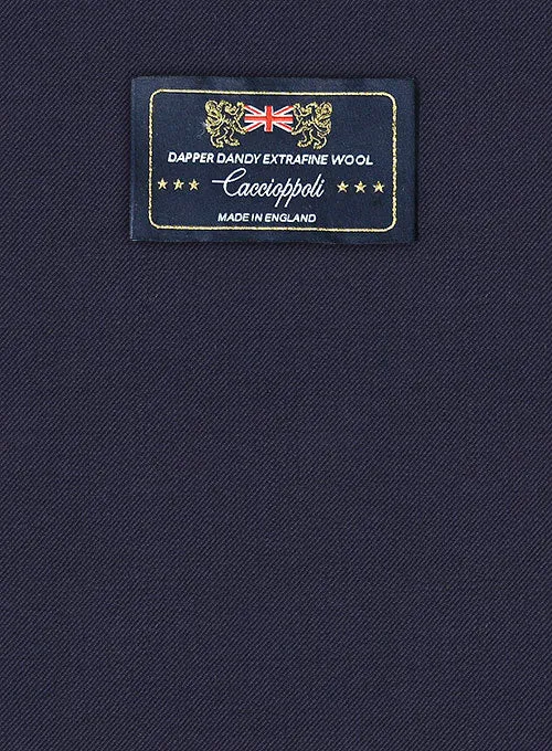 Caccioppoli Dapper Dandy Capala Blue Wool Suit
