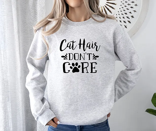 Cat Hair Don't Care Women's 3 Piece Pajama Set - In 3 Color Choices