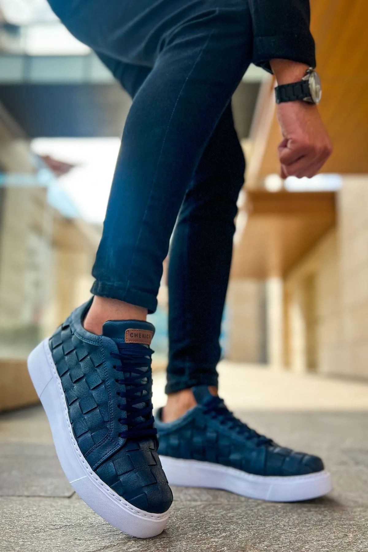 CH209 Men's sport sneakers Shoes LACIVERT