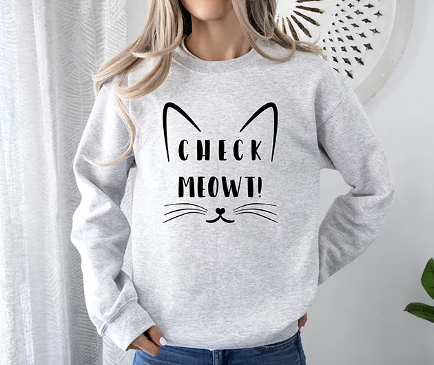 Check Meowt Women's 3 Piece Pajama Set - In 3 Color Choices