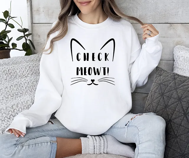 Check Meowt Women's 3 Piece Pajama Set - In 3 Color Choices