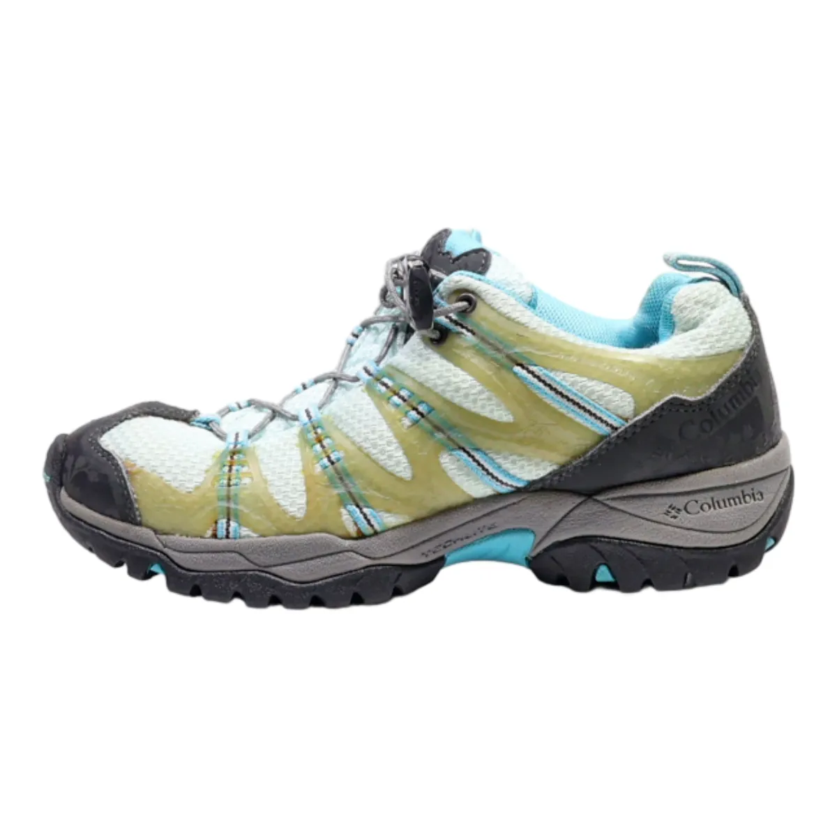 COLUMBIA Platform Trainers Blue Synthetic Womens UK 3.5