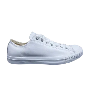 Converse Chuck Taylor All Star Leather Ox 'White Mono' Sneakers, White