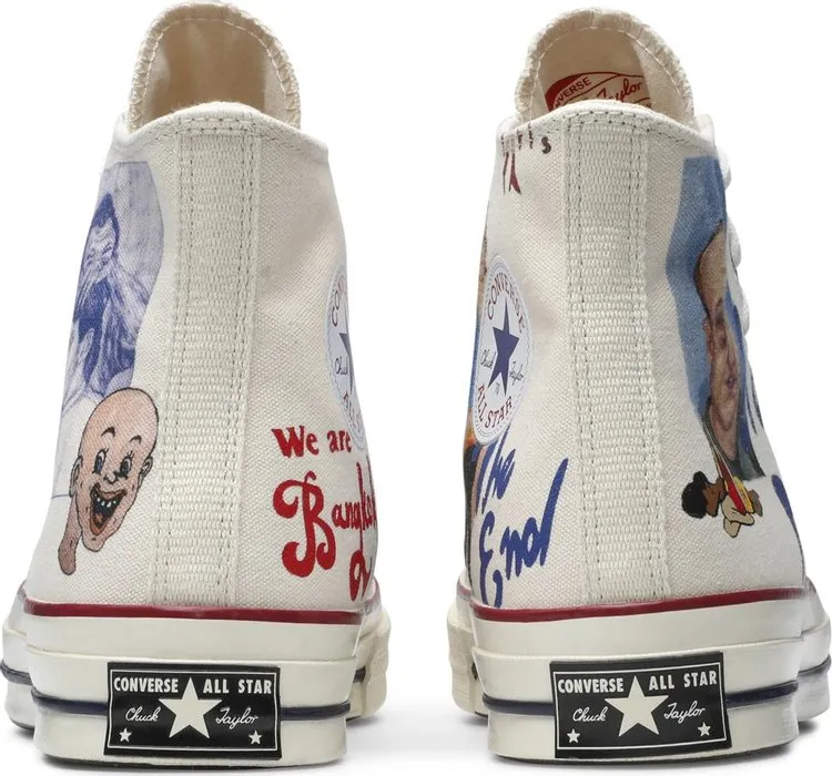 Converse Spencer McMullen x Chuck Taylor All Star 70 High People Print sneakers, white