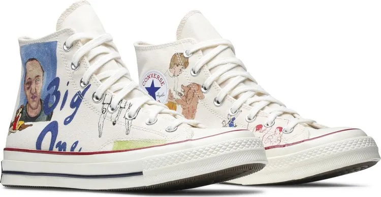 Converse Spencer McMullen x Chuck Taylor All Star 70 High People Print sneakers, white