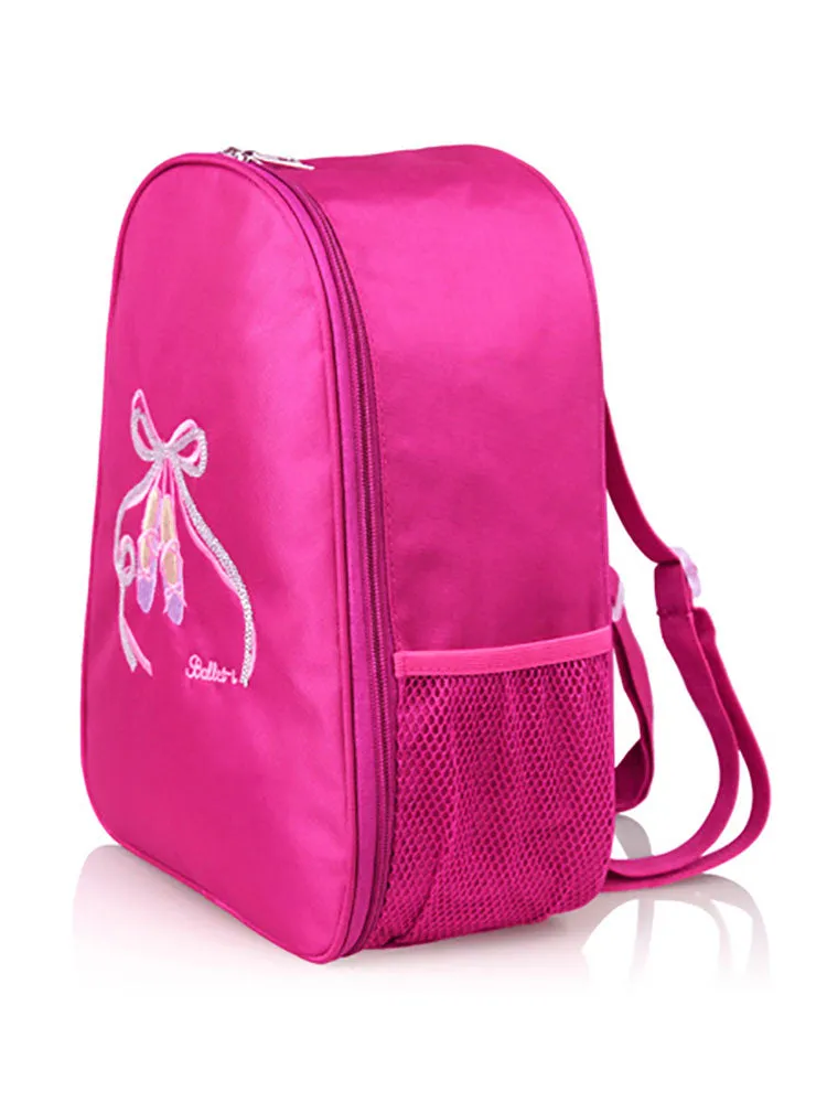Dance Bag Embroidered Shoes Shoulder Bag Waterproof Practice Storage Backpack