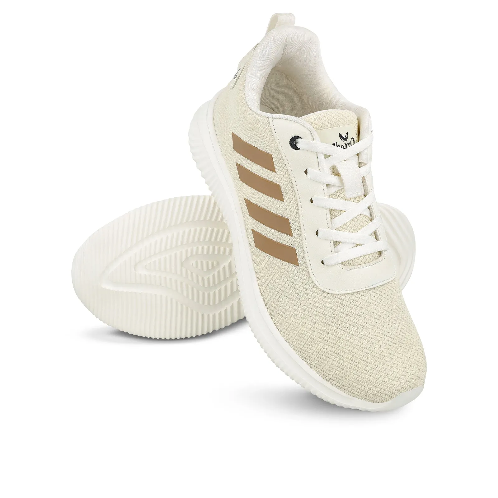DILLI Men's Lace-up Walking Shoe - WS9558 Ivory