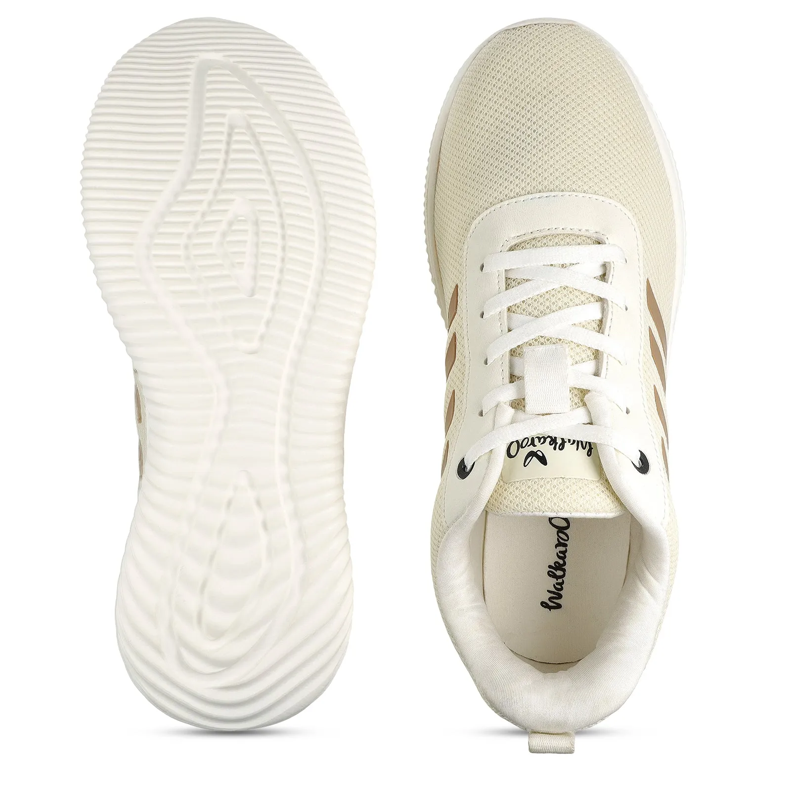 DILLI Men's Lace-up Walking Shoe - WS9558 Ivory