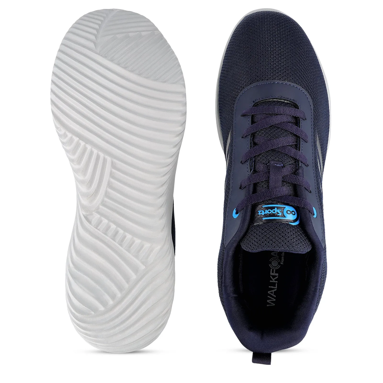 DILLI Men's Lace-up Walking Shoe - WS9558 Navy Blue