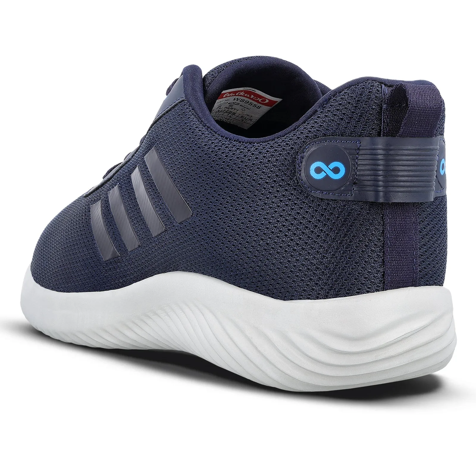 DILLI Men's Lace-up Walking Shoe - WS9558 Navy Blue