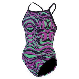 DOLFIN Winners V-2 Back - Mirage Pink/Yellow