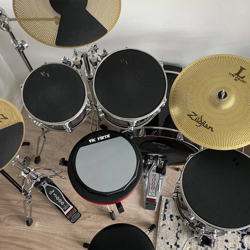 Drum & Cymbal Mute Prepack - 10", 12", 14" (2), 22", HiHat and Cymbals (2)